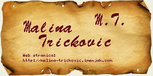 Malina Tričković vizit kartica